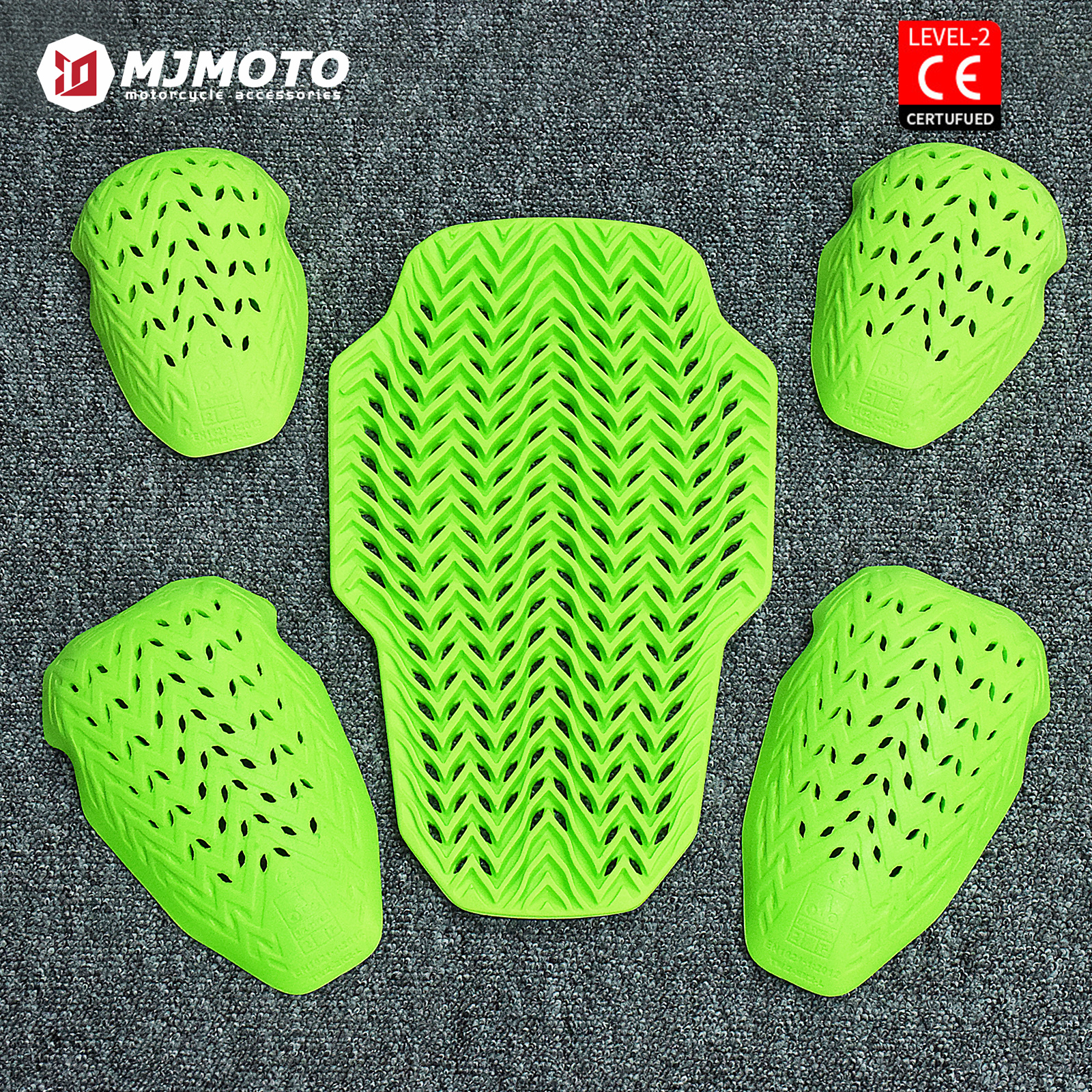 Motorcycle Gear Women Pants - Green Motorcycle CE Level 2 Protective