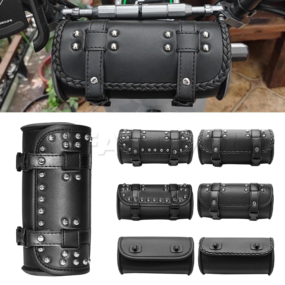 Motorcycle Gear Warehouse - Motorcycle Fork PU Leather Travel Pouch