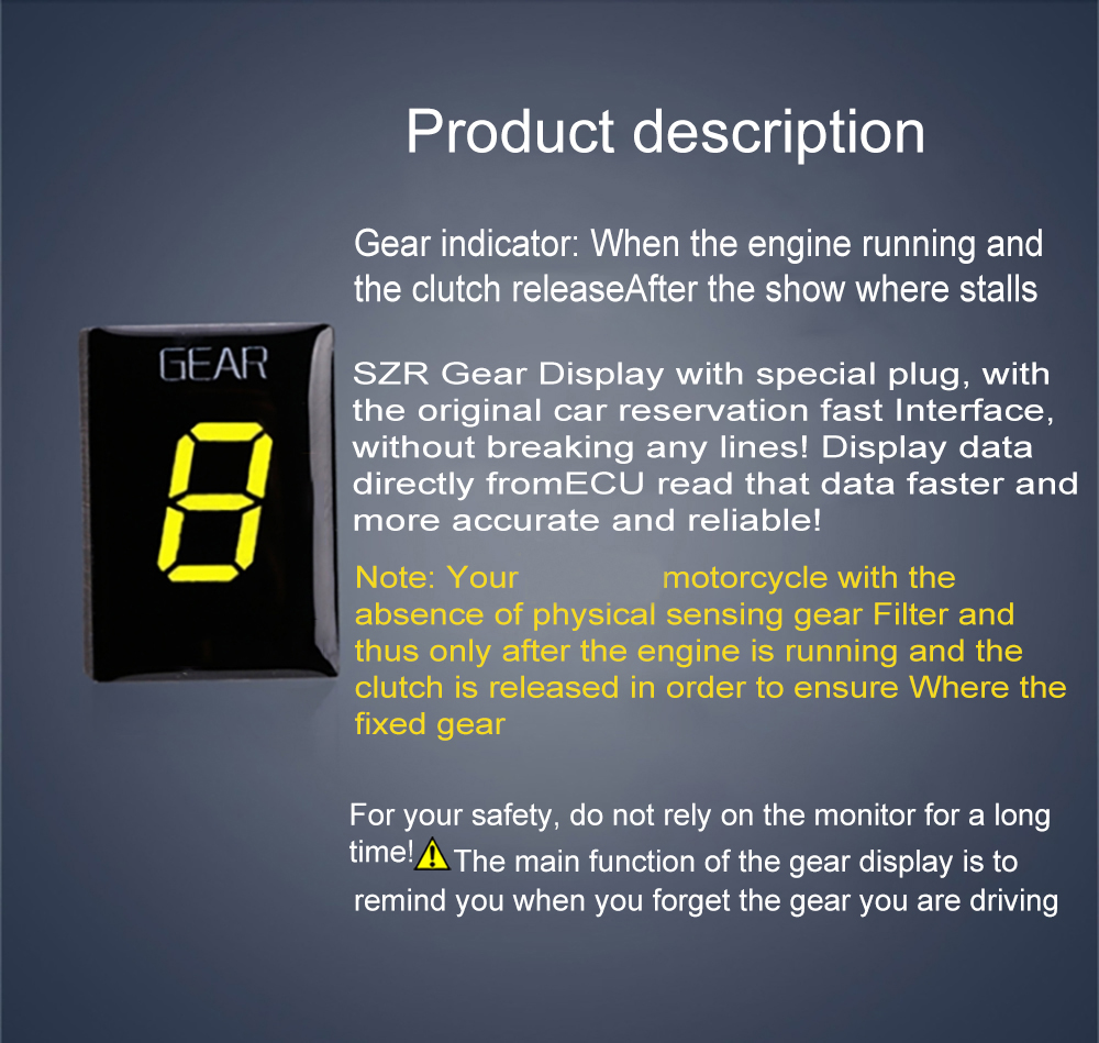 Motorcycle Gear Display Indica - مراجعة Motorcycle Gear Display وسعره