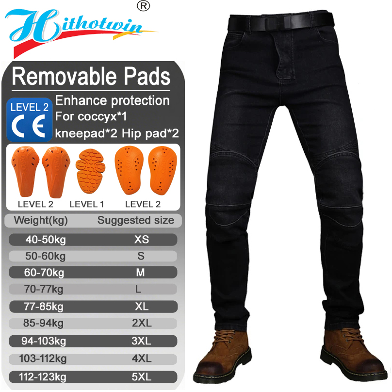 Motorcycle Jeans Men Blue Dirt - مراجعة Motorcycle Gear Blue وسعره