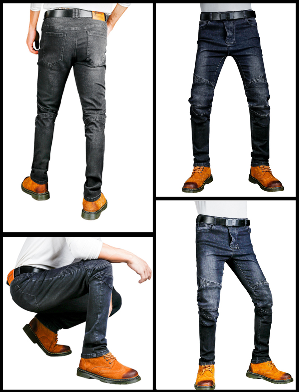 Motorcycle Jeans Men Blue Dirt - مراجعة Motorcycle Gear Blue وسعره