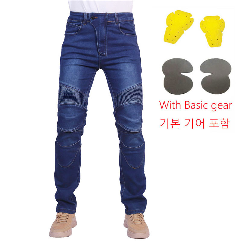 Men Jeans Embroidery Motorcycl - مراجعة Motorcycle Gear Testing وسعره