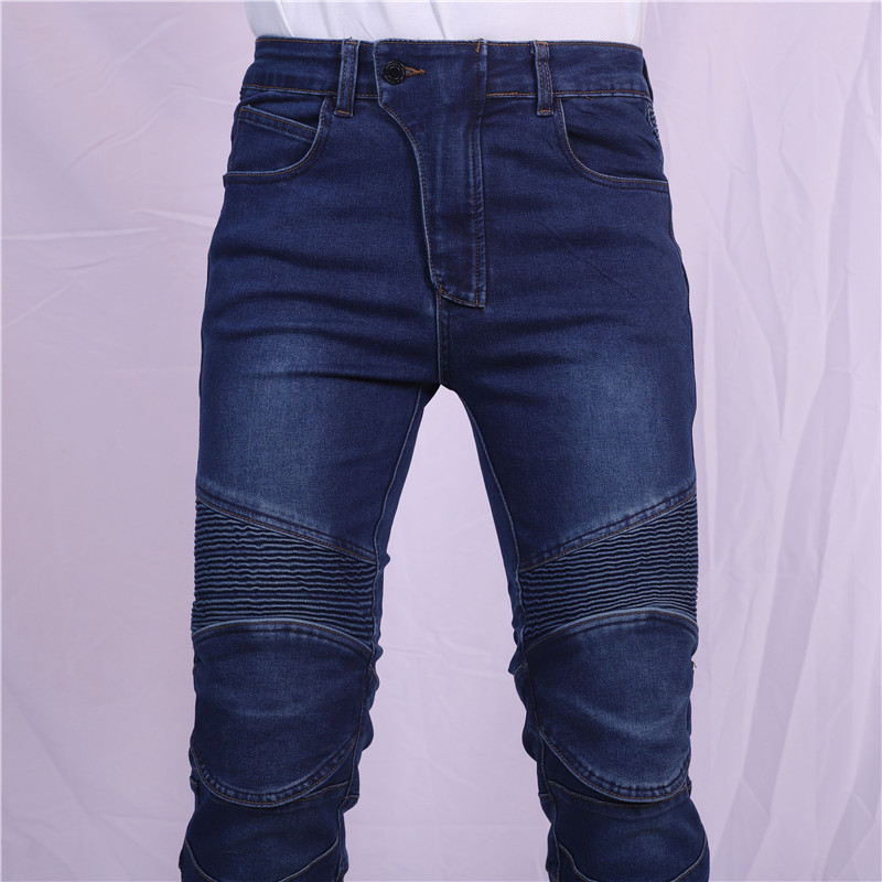 Men Jeans Embroidery Motorcycl - مراجعة Motorcycle Gear Testing وسعره