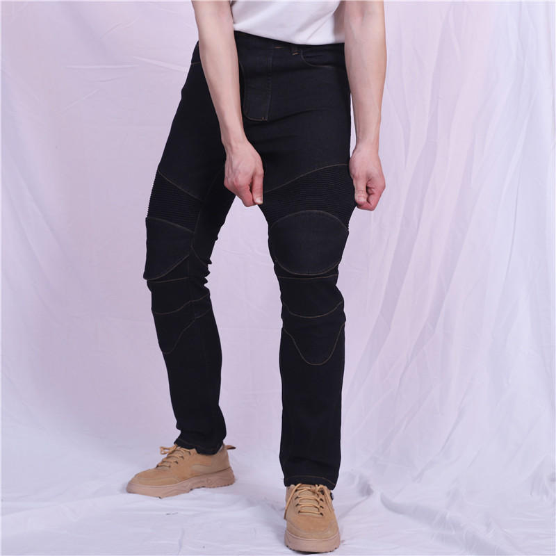 Men Jeans Embroidery Motorcycl - مراجعة Motorcycle Gear Testing وسعره