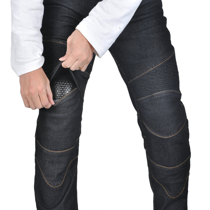 Men Jeans Embroidery Motorcycl - مراجعة Motorcycle Gear Testing وسعره
