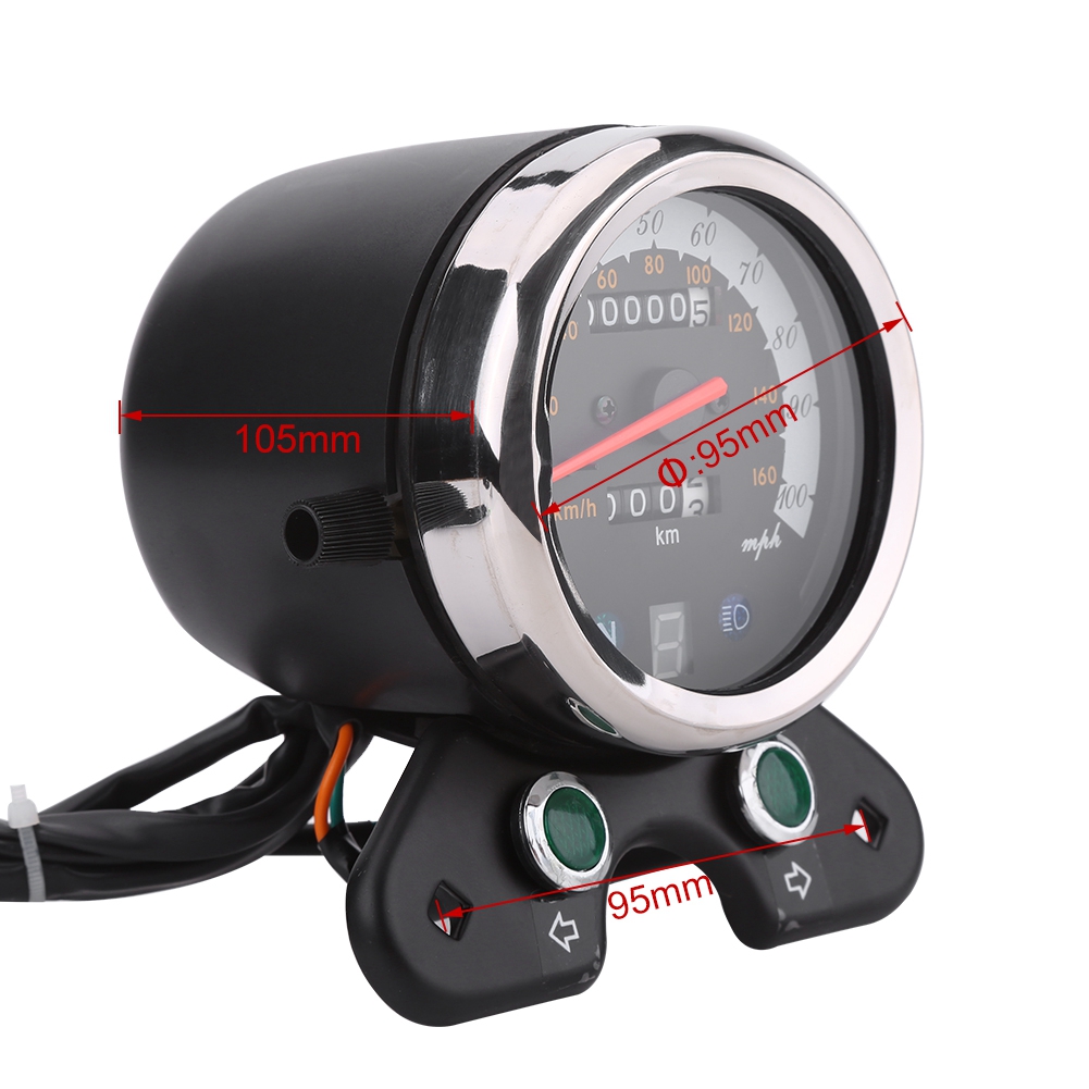 Motorcycle Speedometer Speedo  - مراجعة Motorcycle Gear Display وسعره