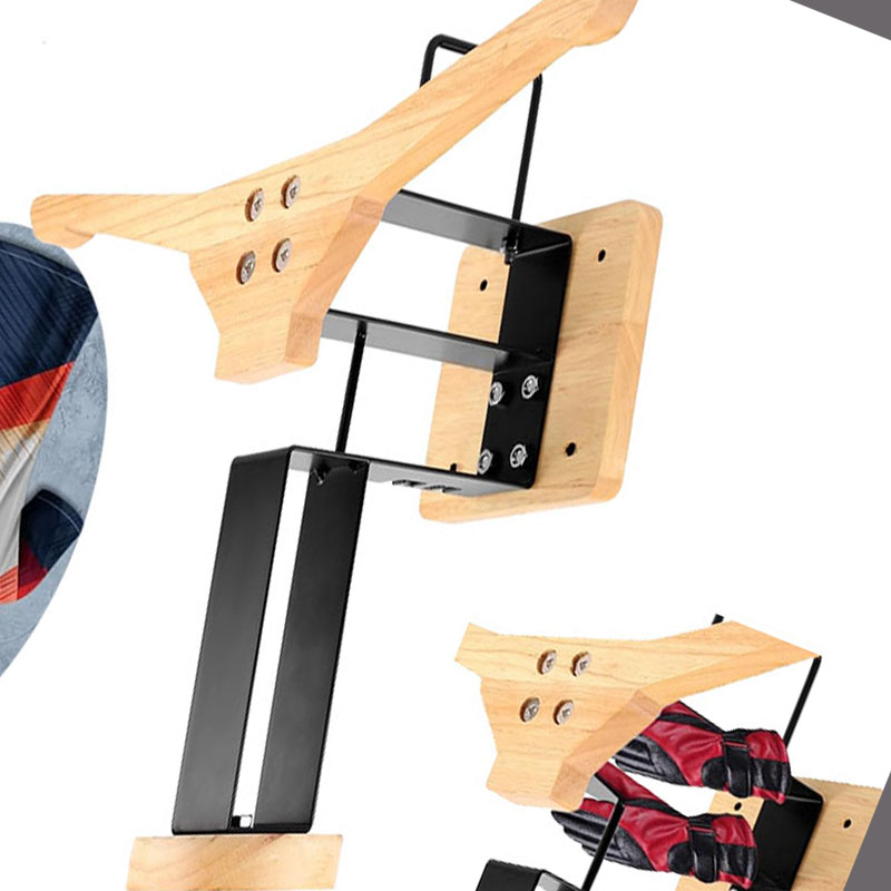 Wood Motorcycle Helmet Holder  - مراجعة Motorcycle Gear Holder وسعره
