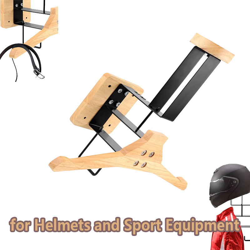 Wood Motorcycle Helmet Holder  - مراجعة Motorcycle Gear Holder وسعره