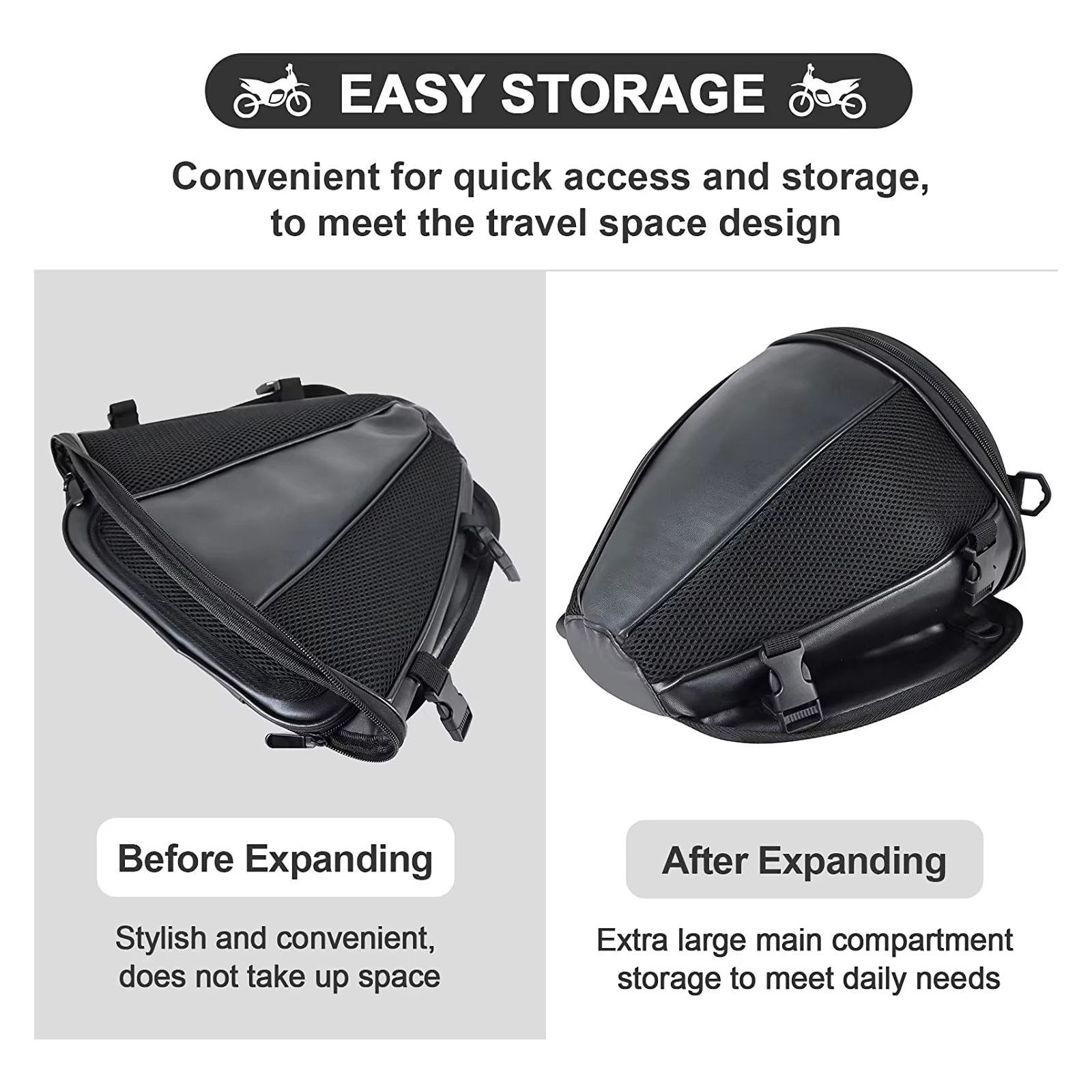 Motorcycle Tail Bag Rear Seat  - مراجعة Motorcycle Gear Warehouse وسعره