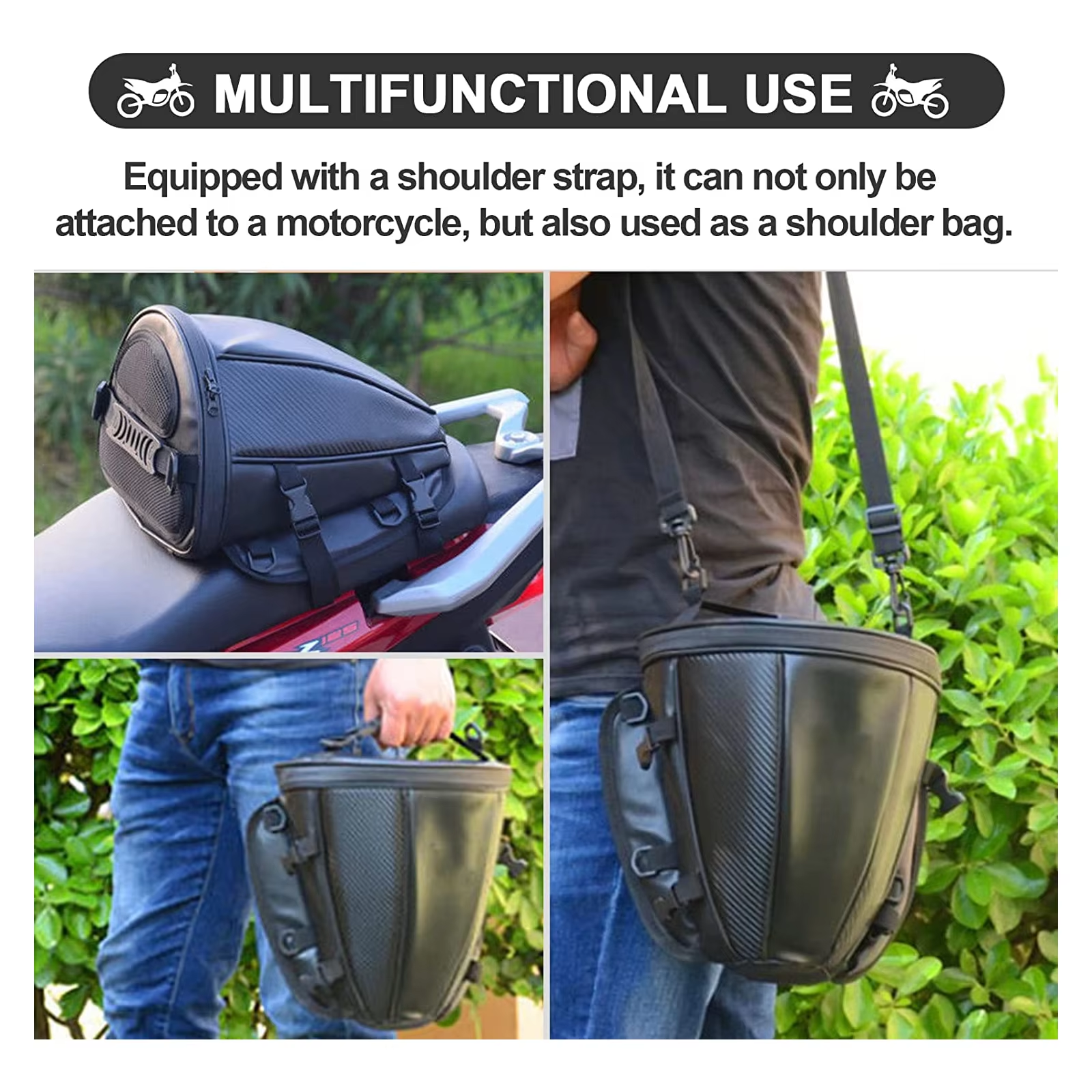 Motorcycle Tail Bag Rear Seat  - مراجعة Motorcycle Gear Warehouse وسعره