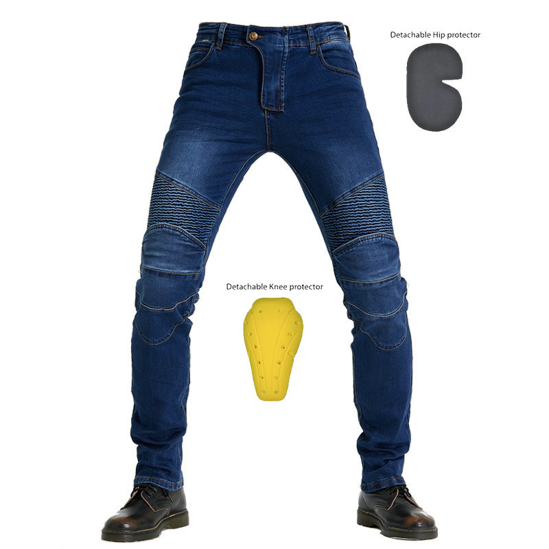 Men Jeans Embroidery Motorcycl - مراجعة Motorcycle Gear Testing وسعره