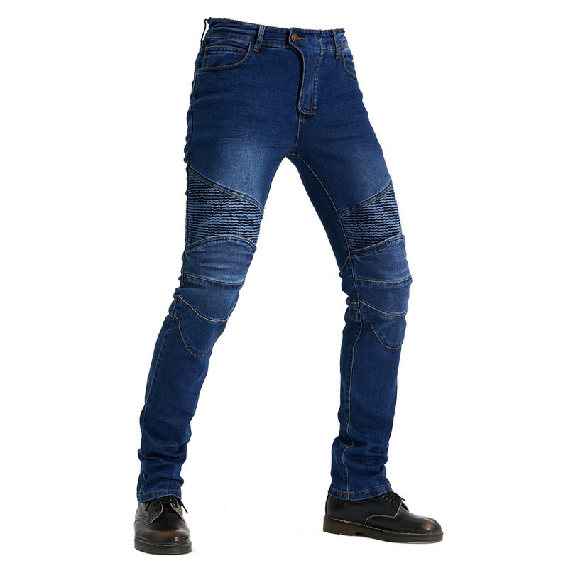 Men Jeans Embroidery Motorcycl - مراجعة Motorcycle Gear Testing وسعره
