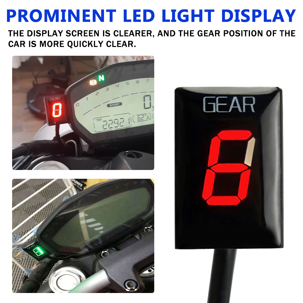 EFI Motorcycle 1-6 Level Speed - مراجعة Motorcycle Gear Display وسعره