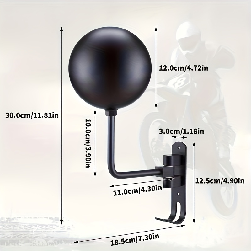 Motorcycle Helmet Holder Swive - مراجعة Motorcycle Gear Holder وسعره