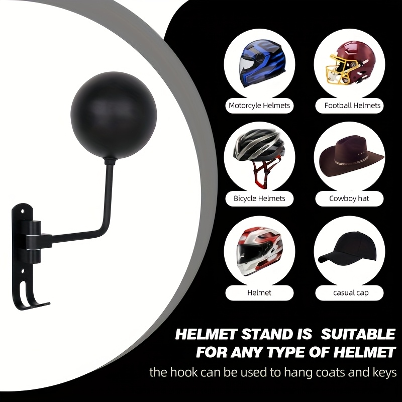 Motorcycle Helmet Holder Swive - مراجعة Motorcycle Gear Holder وسعره