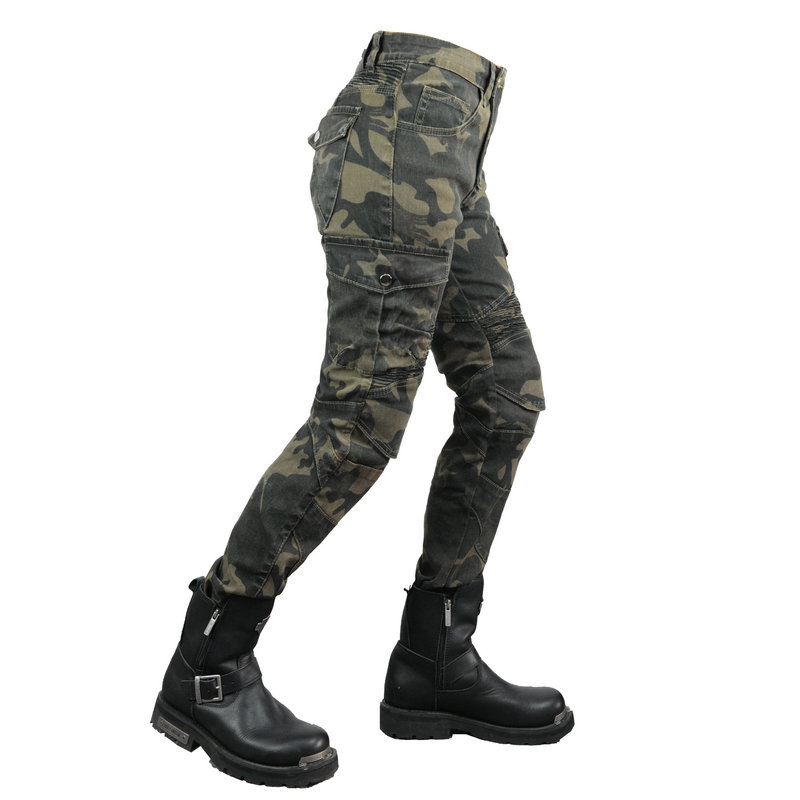 Women Jeans Camouflage Motorcy - مراجعة Motorcycle Gear Testing وسعره