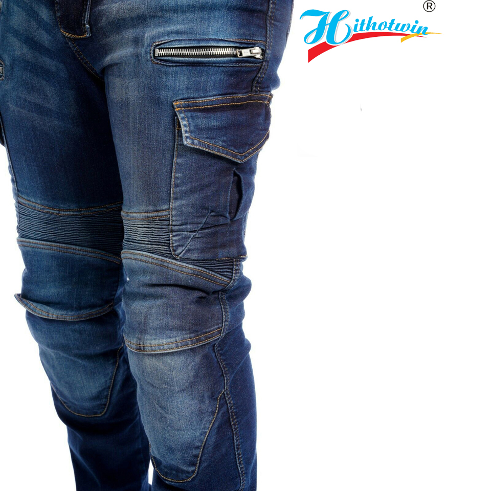Men Motorcycle Jeans Protectiv - مراجعة Motorcycle Gear Blue وسعره
