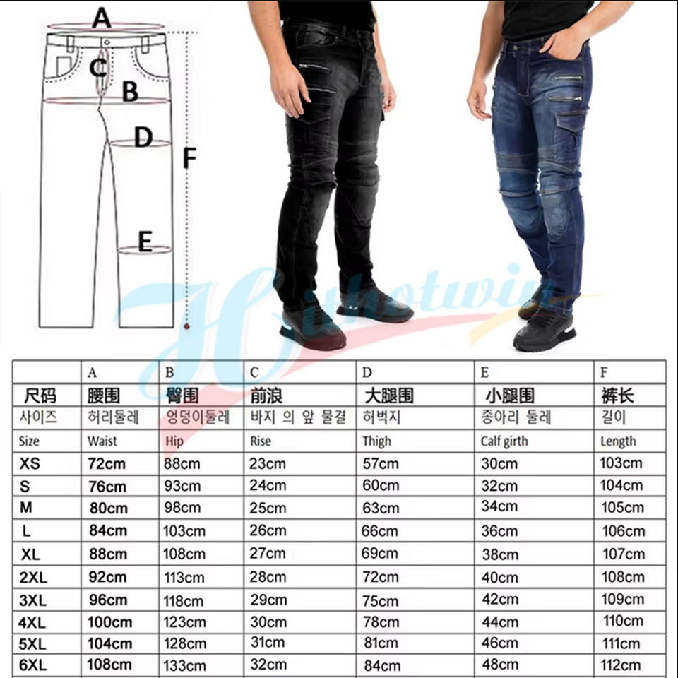 Men Motorcycle Jeans Protectiv - مراجعة Motorcycle Gear Blue وسعره