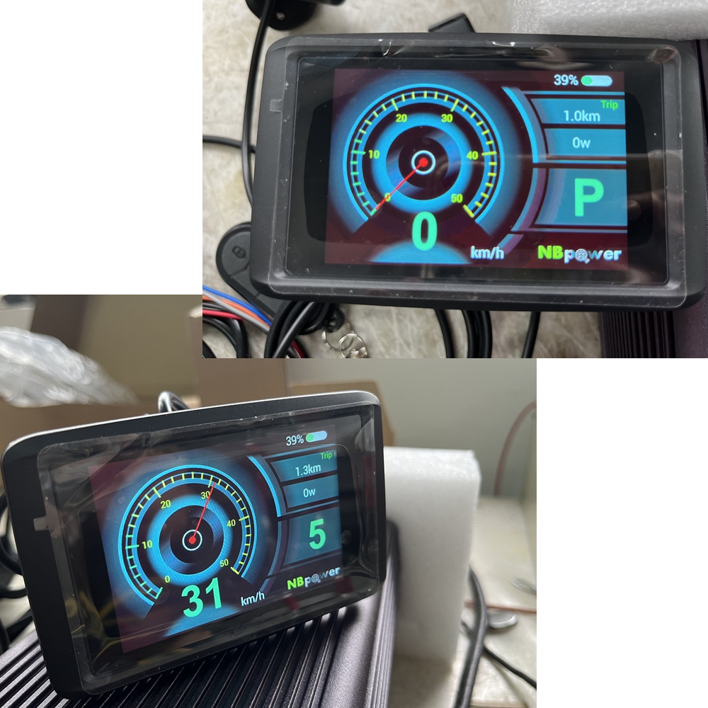 NBpower/QS205 5000W V3 150mm R - مراجعة Motorcycle Gear Display وسعره