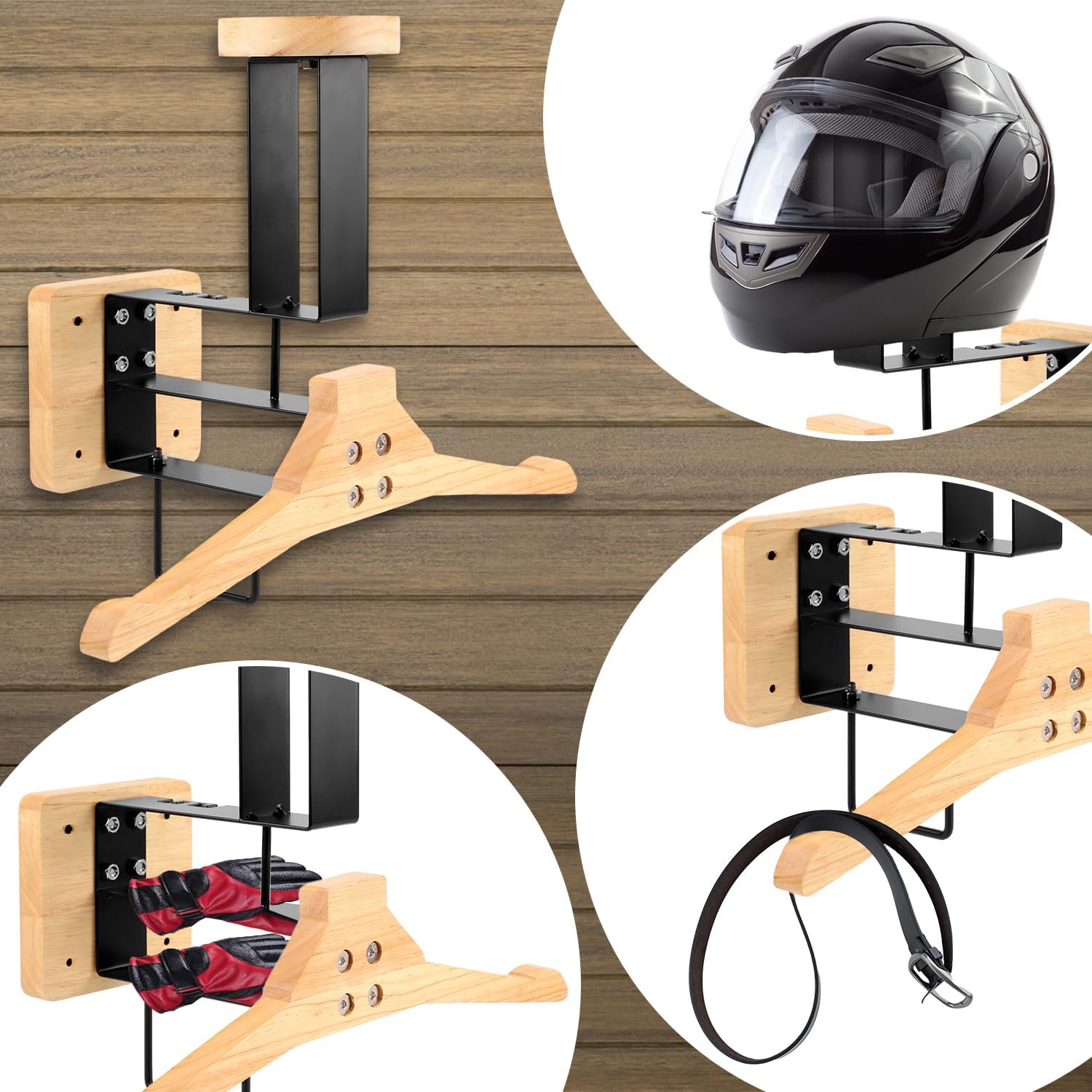 ​Motorcycle Helmet Holder Wall - مراجعة Motorcycle Gear Holder وسعره