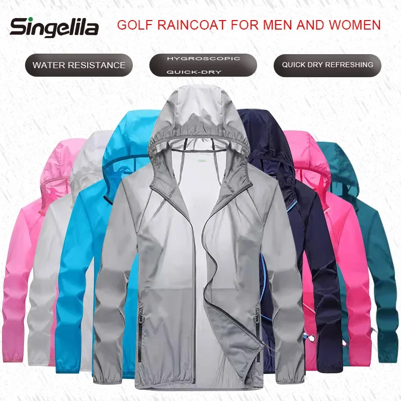 Golf Raincoat Lightweight Jack - مراجعة Motorcycle Gear Rain وسعره