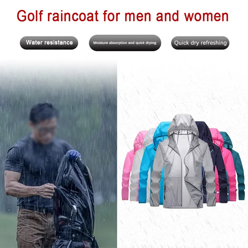Golf Raincoat Lightweight Jack - مراجعة Motorcycle Gear Rain وسعره