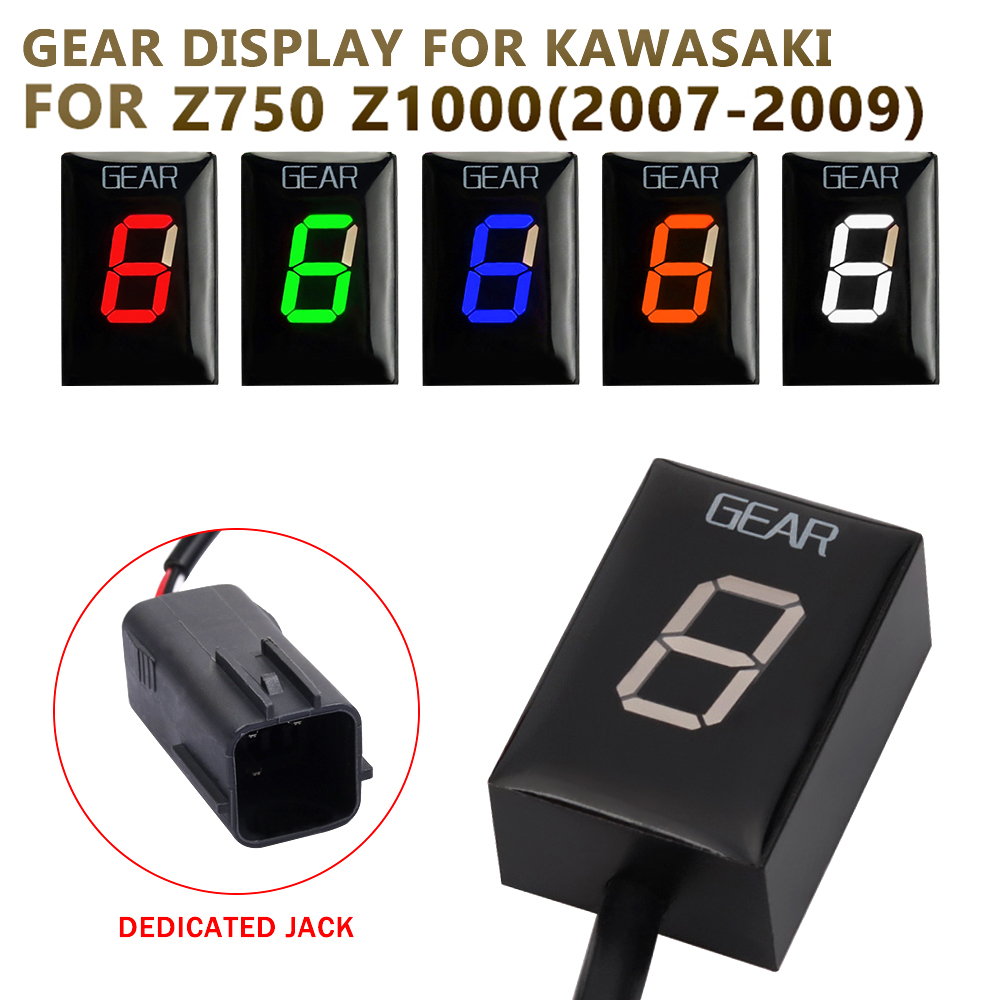 For Kawasaki Z750 Z1000 Z-750  - مراجعة Motorcycle Gear Display وسعره