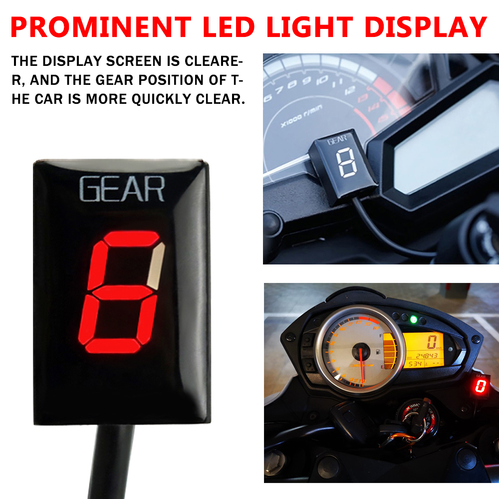 For Kawasaki Z750 Z1000 Z-750  - مراجعة Motorcycle Gear Display وسعره
