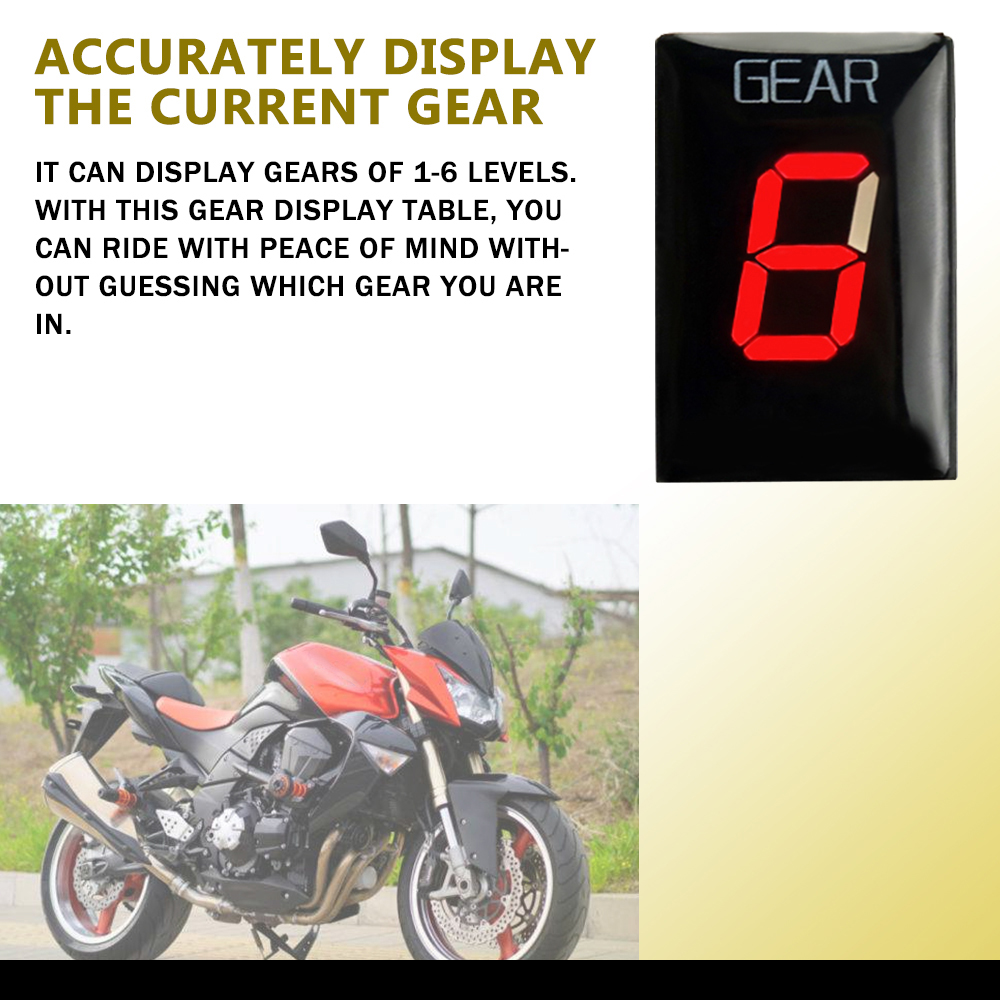 For Kawasaki Z750 Z1000 Z-750  - مراجعة Motorcycle Gear Display وسعره