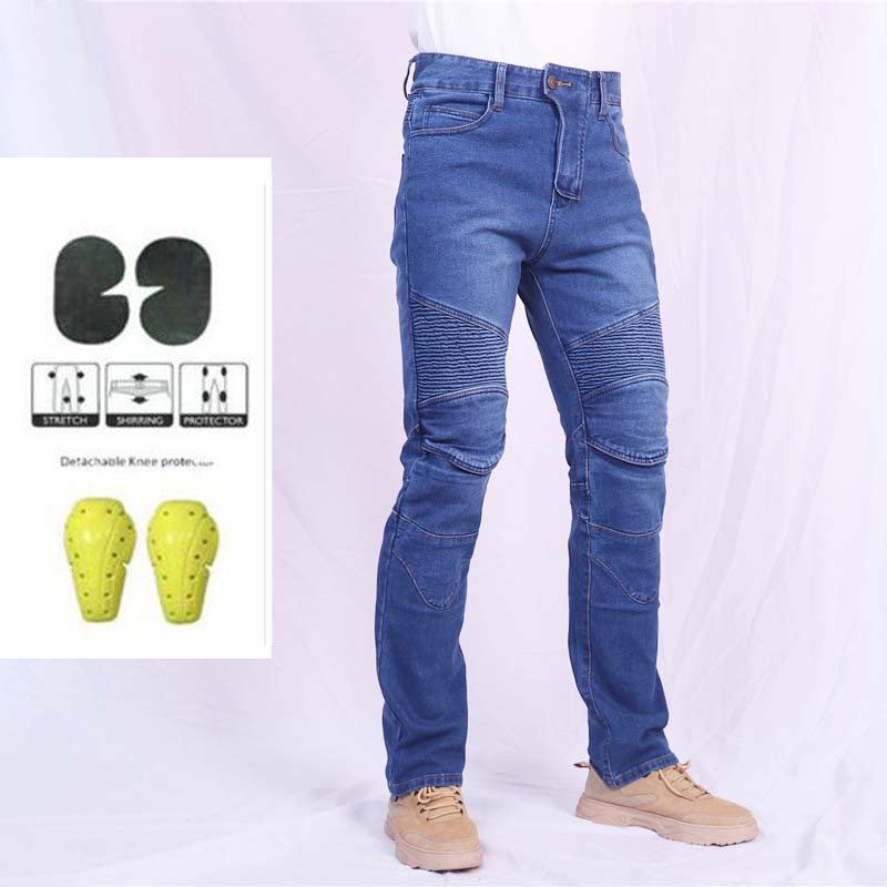 Men's Motorcycle Jeans Motocro - مراجعة Motorcycle Gear Testing وسعره