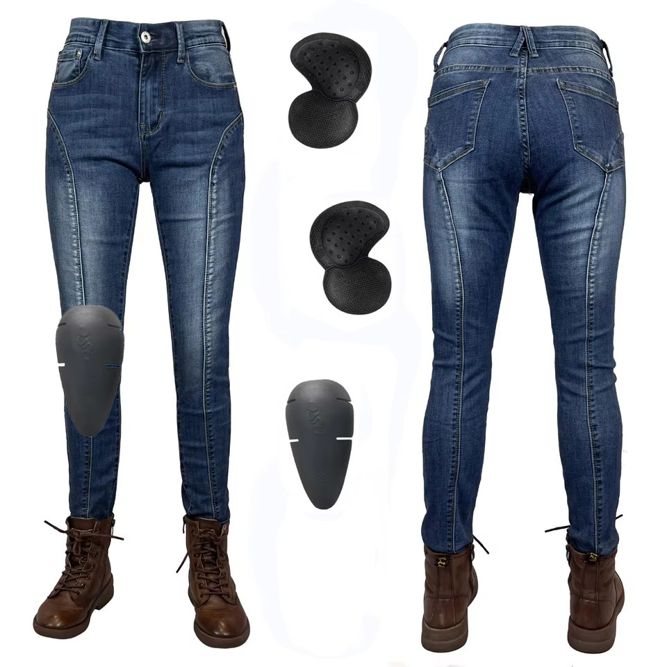 Women Motorcycle Pants Blue Di - مراجعة Motorcycle Gear Blue وسعره