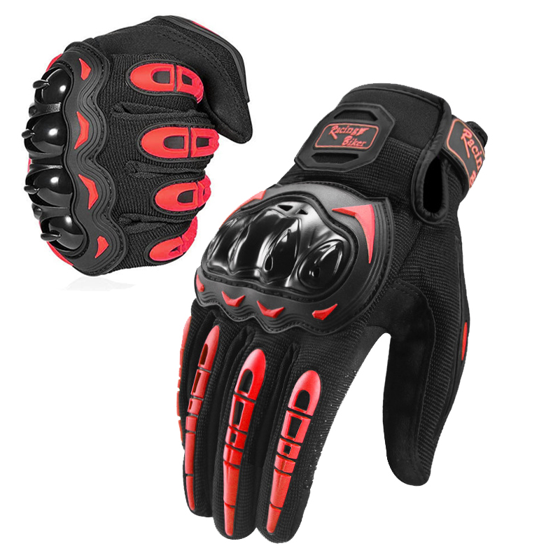 Motorcycle Racing Gloves Fall  - مراجعة Motorcycle Gear Blue وسعره