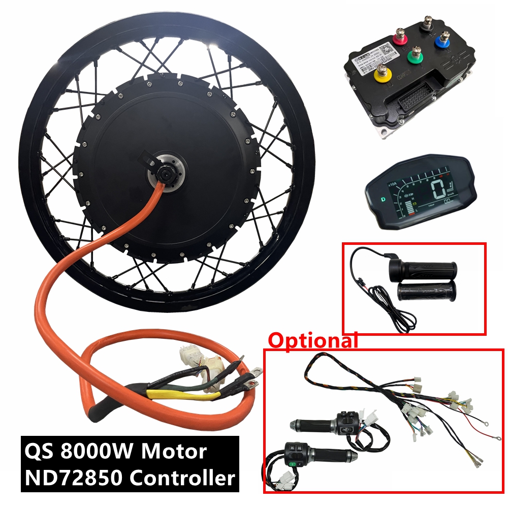 NBpower/QS273 V3 72v 8000W Ebi - مراجعة Motorcycle Gear Display وسعره