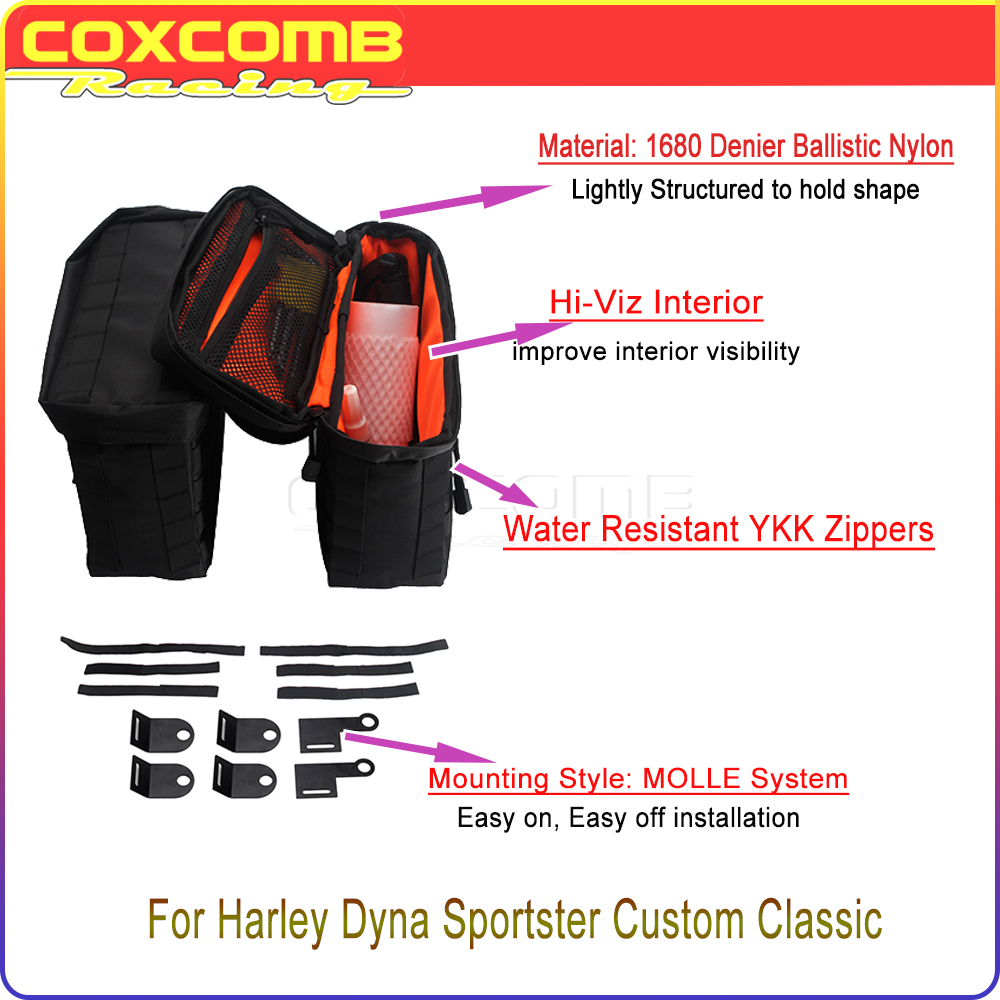 Motorcycle Saddlebag Luggage T - مراجعة Motorcycle Gear Warehouse وسعره
