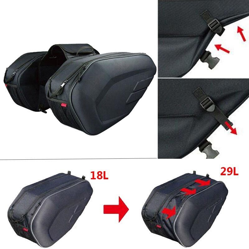 Black 36-58L Motorcycle Saddle - مراجعة Motorcycle Gear Warehouse وسعره