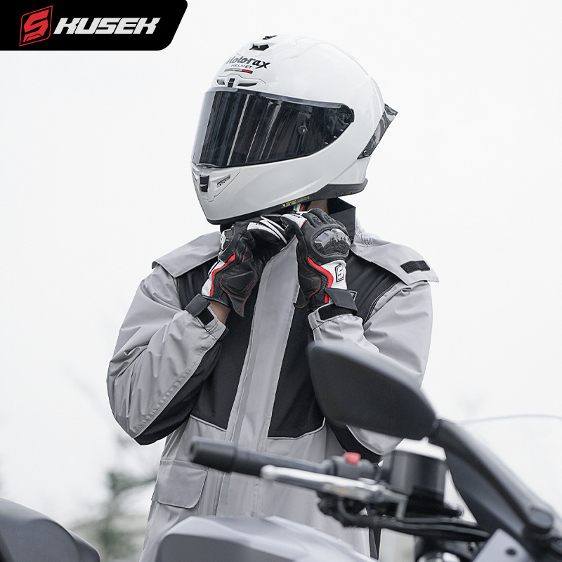2-Piece Motorcycle Rain Suit f - مراجعة Motorcycle Gear Rain وسعره