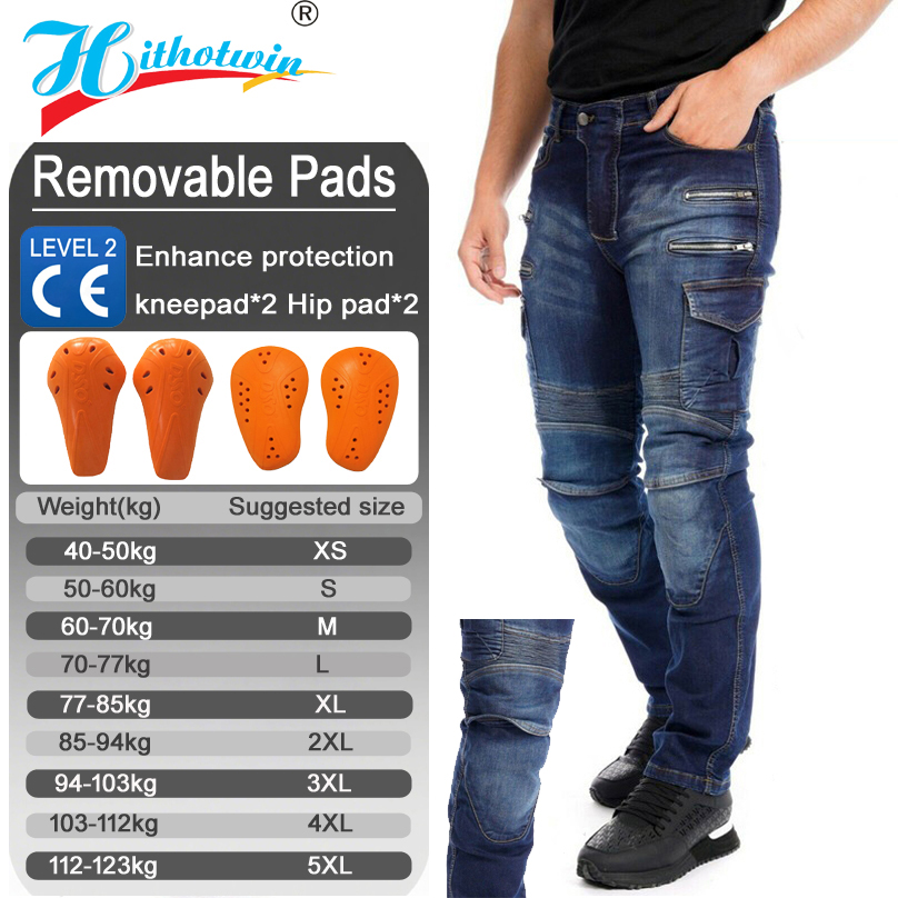 Blue Motorcycle Pants for Men  - مراجعة Motorcycle Gear Blue وسعره