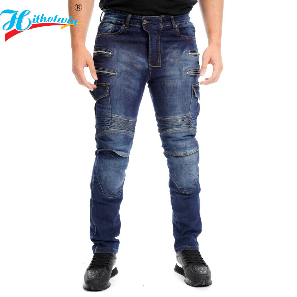 Blue Motorcycle Pants for Men  - مراجعة Motorcycle Gear Blue وسعره