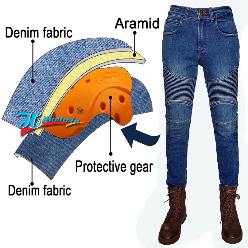 Women's Motorcycle Jeans Kevla - مراجعة Motorcycle Gear Women Pants وسعره
