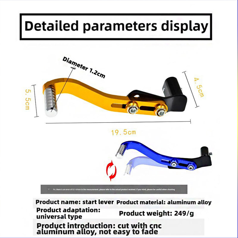 HQ Universal Adjustable Motorc - مراجعة Motorcycle Gear Exchange وسعره