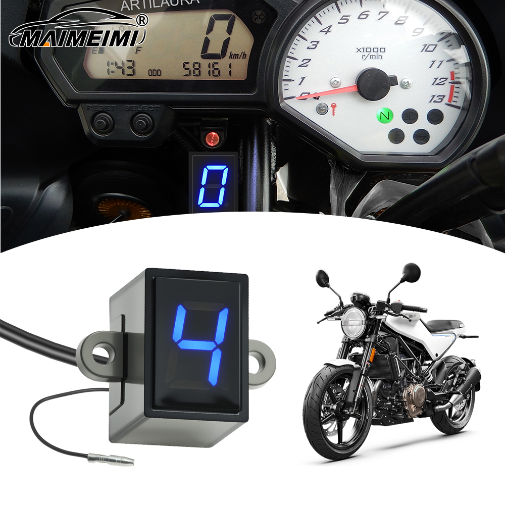 Super 6 Speed Display Universa - مراجعة Motorcycle Gear Blue وسعره