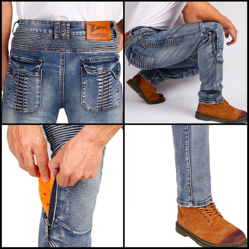 Men Motorcycle Pants Aramid Mo - مراجعة Motorcycle Gear Blue وسعره